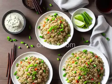 Garlic & Soy Sauce Fried Rice ? With Mayonnaise