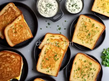 Garlic Bread Grilled Cheese