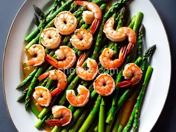 Garlic Butter Shrimp & Asparagus