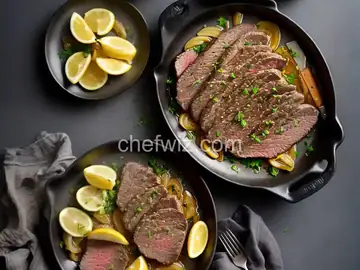 Garlic-Buttered Sliced Steak with Onions