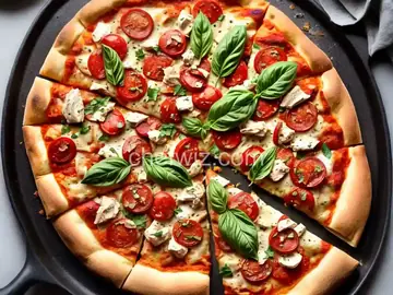 Garlic Chicken Pizza