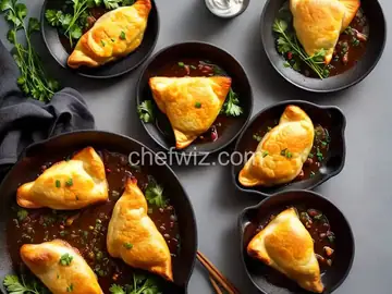 Garlic Chicken Puffs