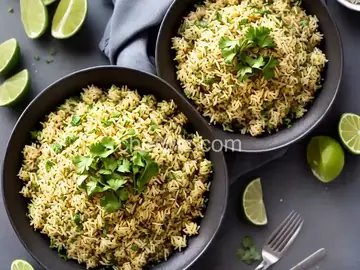 Garlic Cilantro Lime Rice