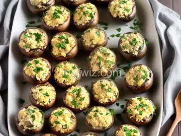 Garlic Herb Cheese Stuffed Mushrooms