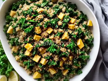Garlic Kale Quinoa