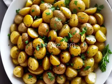 Garlic, Lemon, and Herb Greek-Style Potatoes
