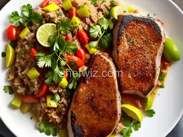 Garlic-Lime Pork Chops