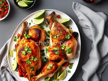 Garlic-Lime Roasted Chicken Drumsticks