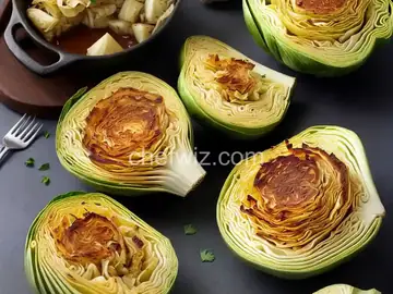 Garlic Loves Roasted Cabbage