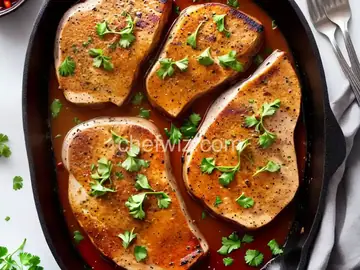 Garlic-Seasoned Baked Pork Chops