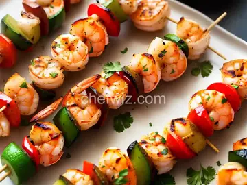 Garlic Shrimp Kabobs