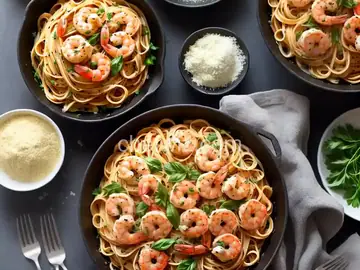 Garlic Shrimp Pasta