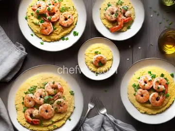Garlic Shrimp and Cheesy Grits