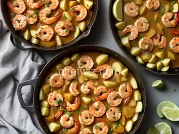 Garlic Shrimp and Potatoes