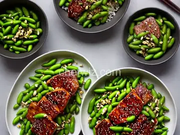 Garlic Teriyaki Edamame