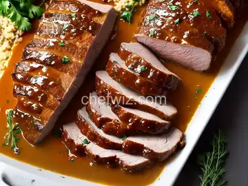 Garlic and Mustard Pork Roast