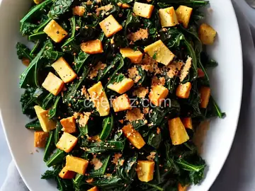Garlic-and-Parmesan-Braised Greens