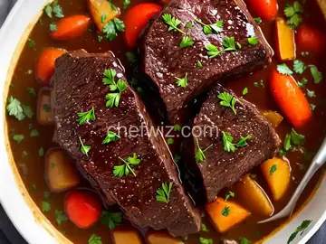 Garlicky Braised Beef Shanks