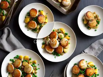 Garlicky Buttery Scallops