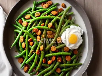 Garlicky Green Beans and Peas