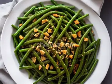 Garlicky Green Beans