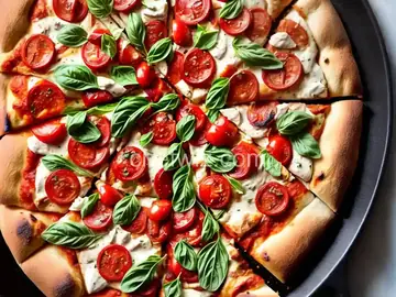 Garlicky Grilled Chicken Pizza