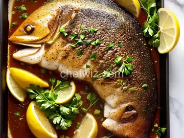 Garlicky Lemon Baked Tilapia