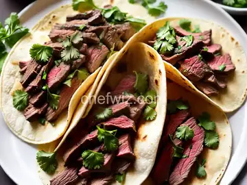 Garlicky Skirt Steak Tacos