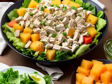 Gee-Gee's Chicken Salad with Cantaloupe