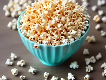 Gelatin-Flavored Popcorn