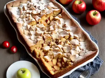 German Apple Pudding Cake