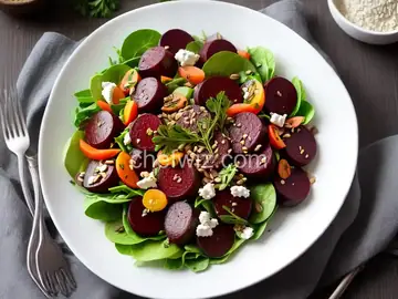 German Beet Salad with Caraway Seeds