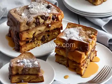 German Chocolate French Toast Cake