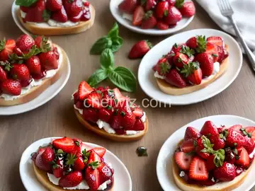 Get Ready To Devour Strawberry Balsamic Bruschetta