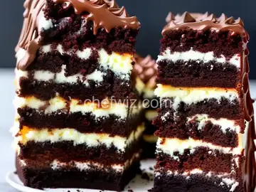 Ghirardelli Ombre Brownie Cake