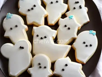 Ghost Sugar Cookies