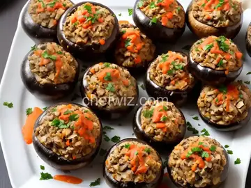 Giant Stuffed Mushrooms