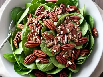 Gina's Spinach Salad with Spiced Pecans