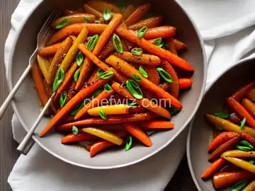 Ginger Honey Glazed Carrots