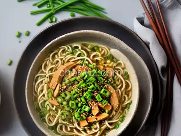 Ginger Scallion Ramen Noodles