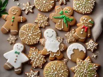 Gingerbread Cookies and Citrus Sugar Cookies
