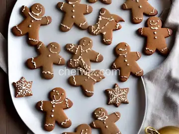 Gingerbread Cookies with Royal Icing