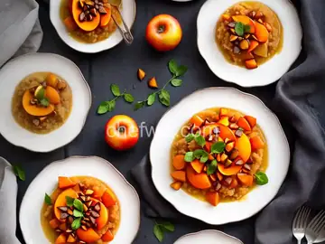 Gingered Apple-Persimmon Compote