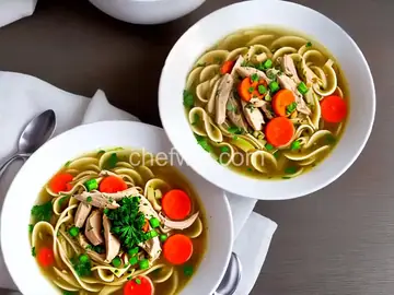 Gingery Chicken Noodle Soup