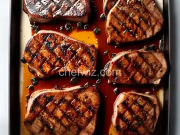 Glazed Grilled Pork Chops