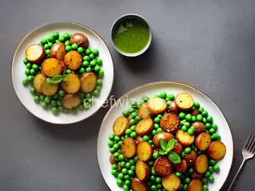 Glazed Peas and Potatoes with Mint
