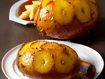Glazed Pineapple Ham