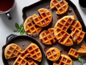 Glazed Waffle Donuts