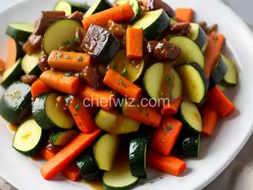 Glazed Zucchini and Carrots