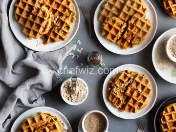 Gluten-Free Banana Oat Waffles